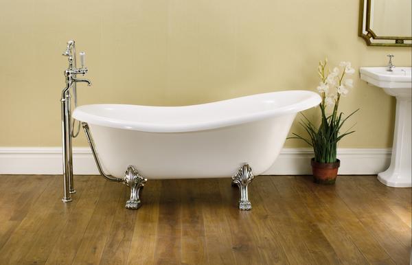 Badekar ROXBURGH med krom l�vef�tter 