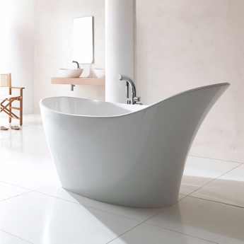 Design badekar i Vulkansk kalksten "Quarrycast"