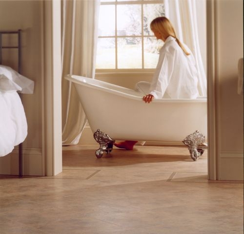 Badekar SHROPSHIRE med messing fötter