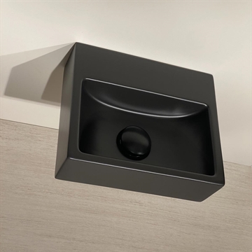 Liten Matt svart Servant Mini Square I