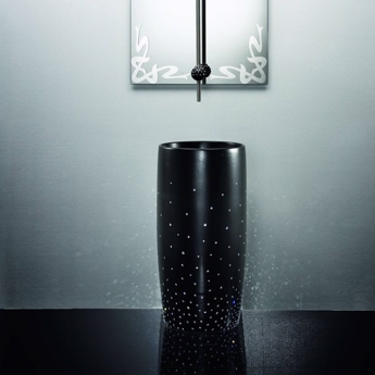 Servant frittstående TOTO 1.0 Swarovski Black | Design4home